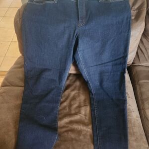 Chaps Women's Skinny Jeans in Dark Indigo